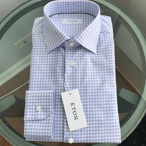 ETON Slim Fit Check Dress Shirt